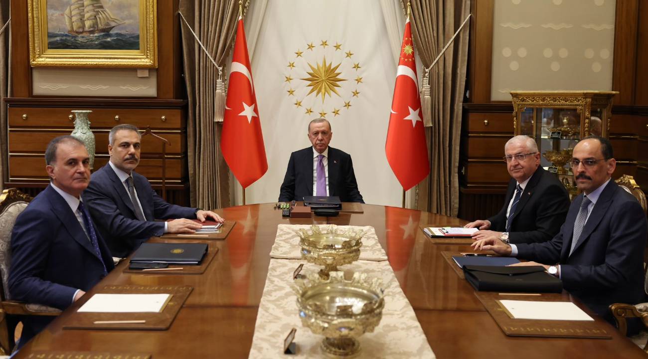 Cumhurbaşkanı Erdoğan başkanlığında güvenlik toplantısı gerçekleştirildi