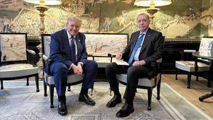 Cumhurbaşkanı Erdoğan ve Trump bir araya geldi