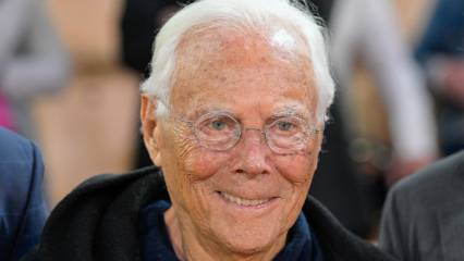İtalyan moda devi Giorgio Armani hayatını kaybetti