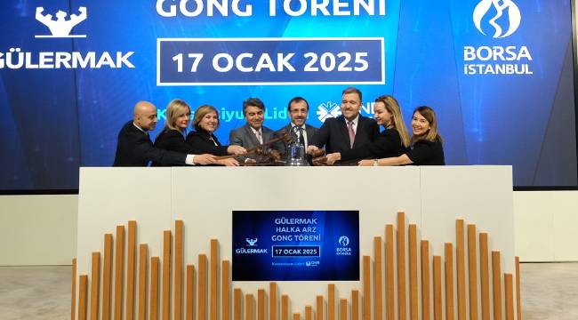 Borsa İstanbul'da gong Gülermak için çaldı