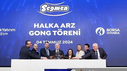 Borsa İstanbul'da gong Seğmen Gıda için çaldı
