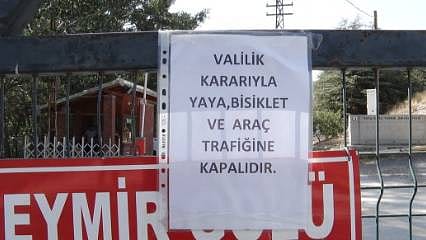 Eymir Gölü'ne girişler ikinci bir duyuruya kadar kapatıldı
