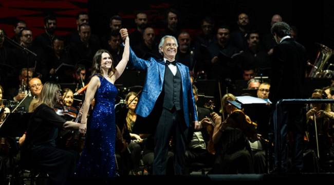 İstanbul'da Andrea Bocelli rüzgarı