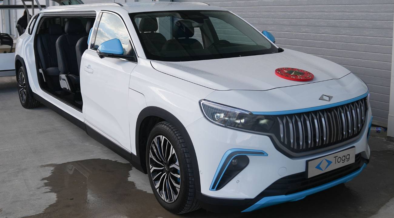  Togg T10X'in limuzin versiyonu böyle görünüyor