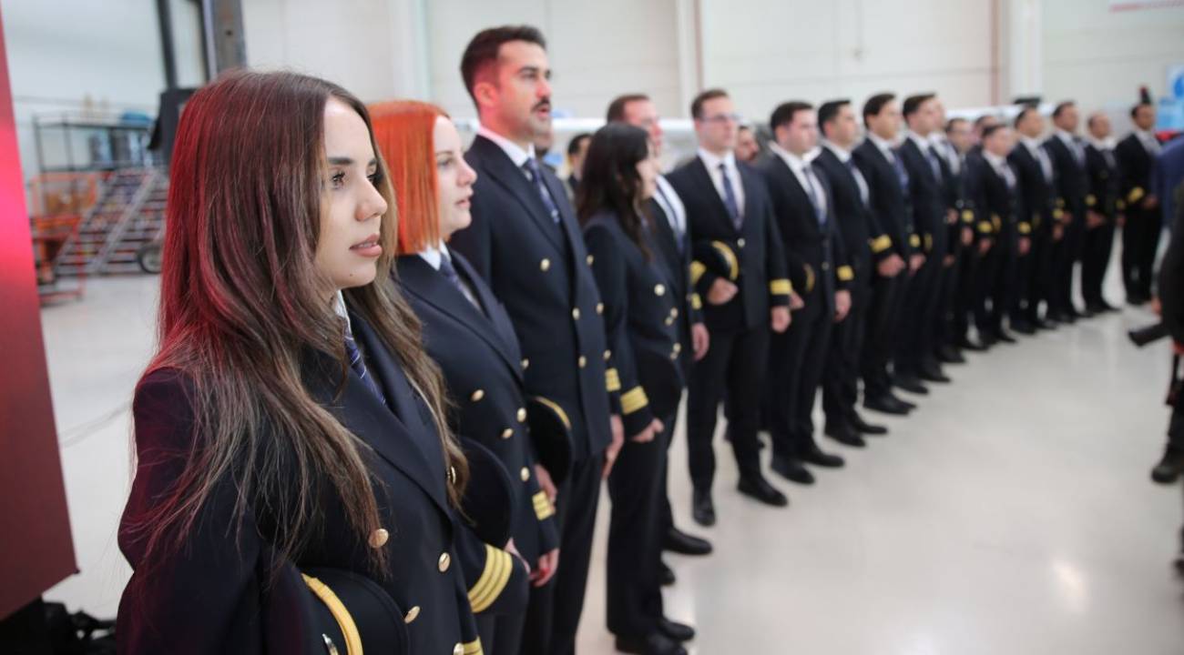 THY'nin yeni pilotları mezun oldu