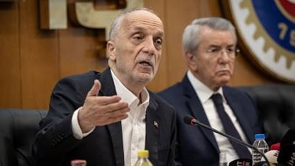 TÜRK-İŞ Genel Başkanı Atalay'dan asgari ücret açıklaması
