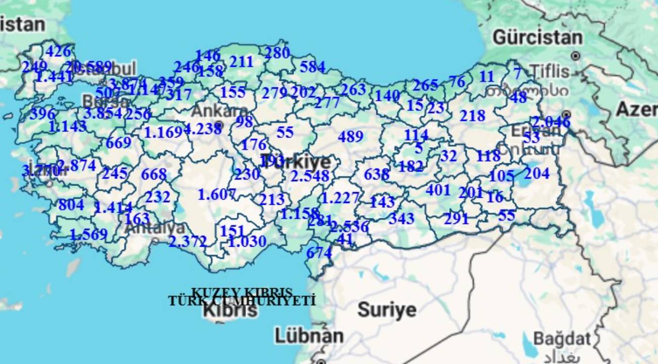 Şu an 76 bin 656 açık iş ilanı var: İllere göre harita