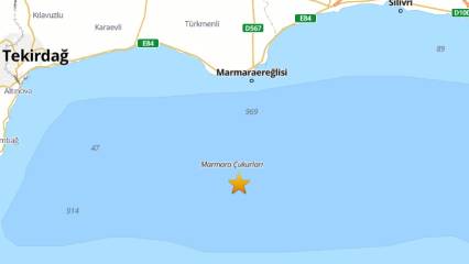Marmara'da 5 büyüklüğünde deprem: Tekirdağ, İstanbul... Çok sayıda kentte hissedildi