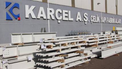 Şişecam'ın Karabük'teti tesisinin yapısal çelik işlerini KARÇEL üstlendi