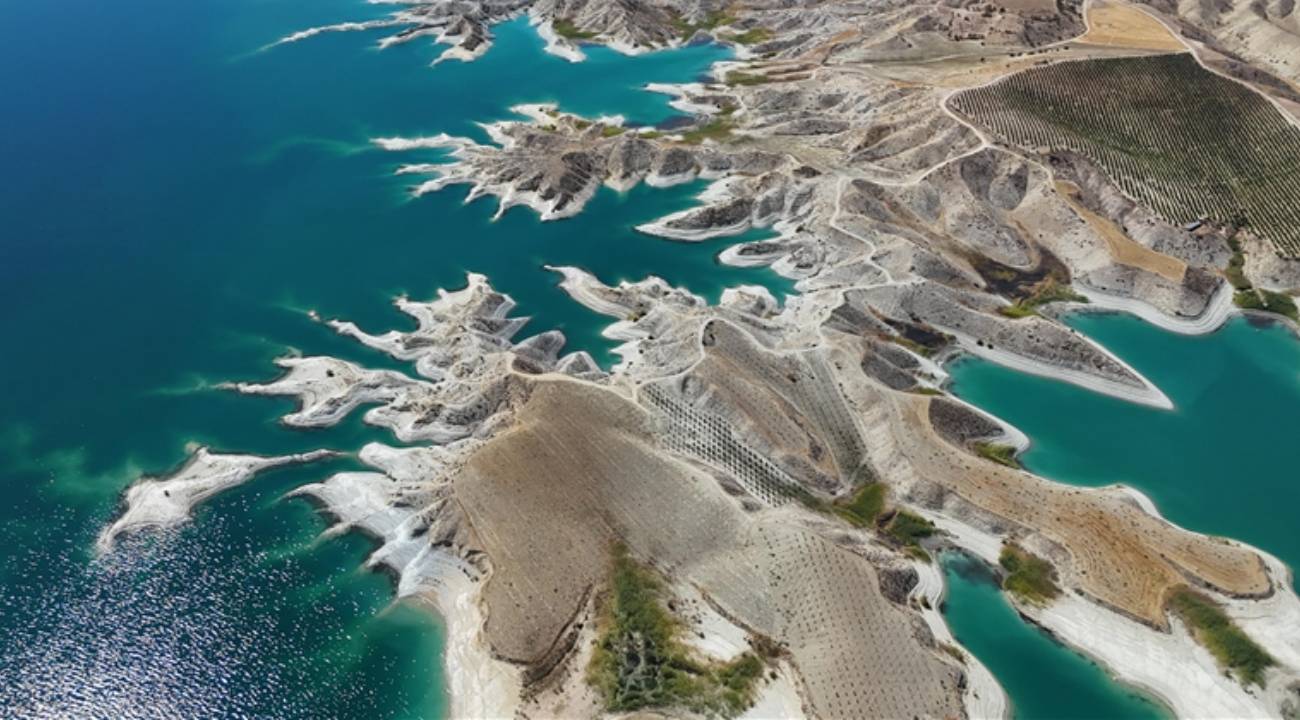 Sular çekildi, bu görüntü ortaya çıktı