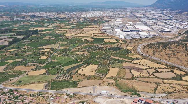 BYD yetkilileri Manisa'da: Arazi havadan görüntülendi