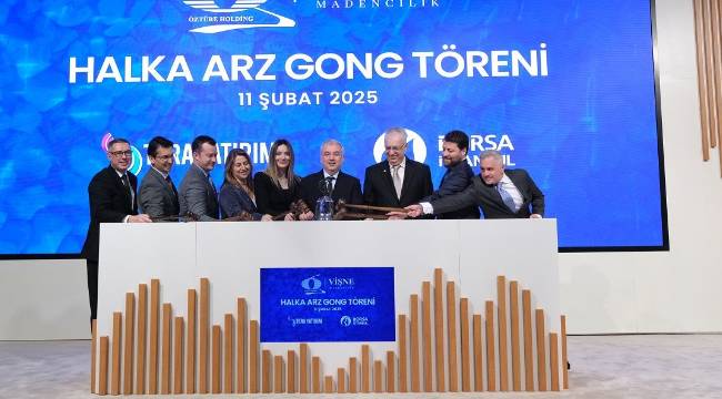 Borsa İstanbul'da gong Vişne Madencilik için çaldı