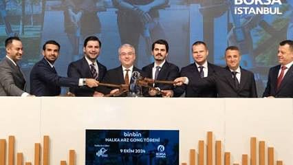 BinBin Yönetim Kurulu Üyesi Abdik, gong töreninde yeni hedeflerini duyurdu 