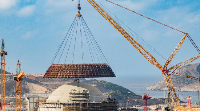 Akkuyu'da son durum: Montajı 10 saat sürdü