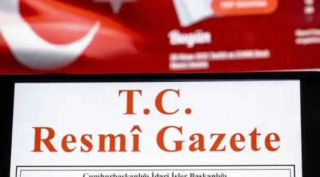 Resmi Gazete'de bugün (13 Temmuz 2024)