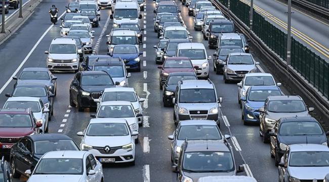 Trafikteki araç sayısı ocakta yüzde 9 arttı 