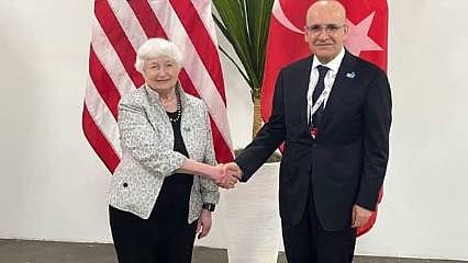 ABD Hazine Bakanı Yellen, Bakan Şimşek ve TCMB Başkanı Karahan ile görüştü