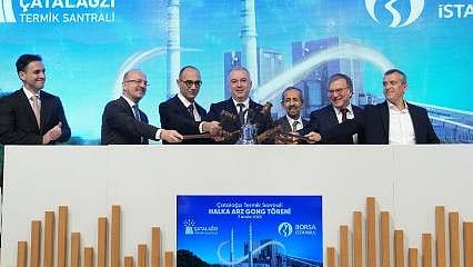 Borsa İstanbul’da gong, ÇATES için çaldı