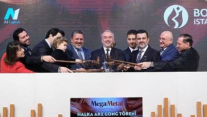 Mega Metal borsada işlem görmeye başladı 
