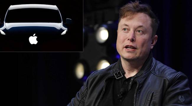 Tesla'ya rakip olacaktı! Musk'tan rafa kaldırılan Apple Car için ilk tepki 