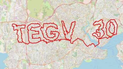 İstanbul'un sokakları TEGV'nin 30. yılı için sanat hattına dönüştü