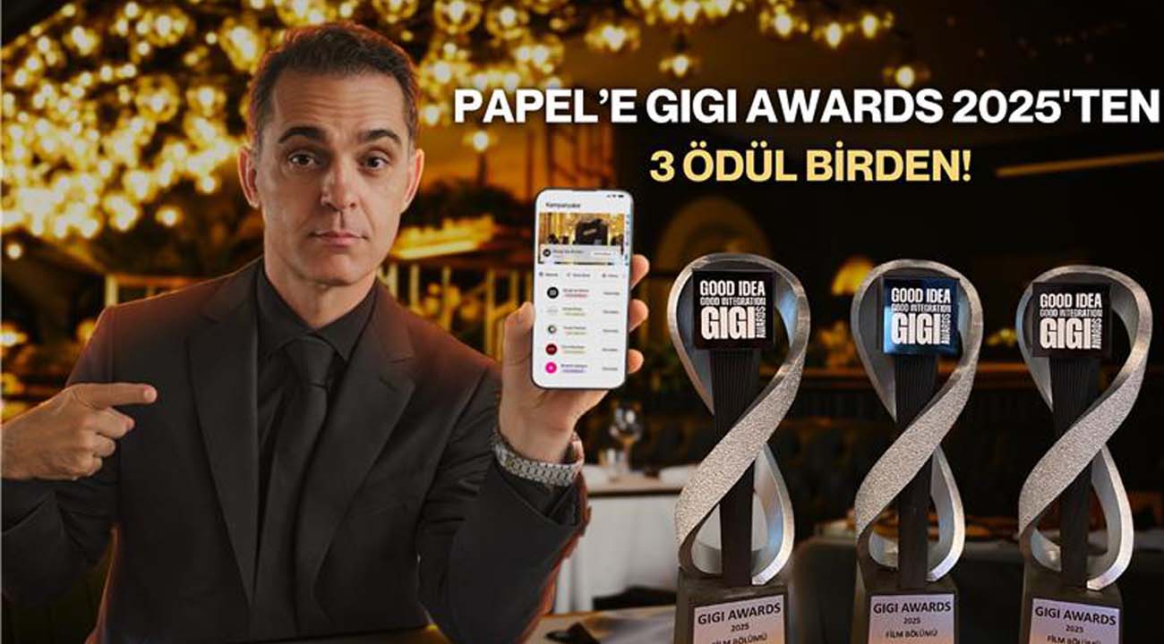 Papel’e GIGI Awards 2025’ten 3 ödül