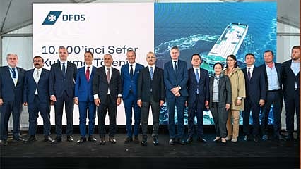 DFDS 10 bininci seferini gerçekleştirdi