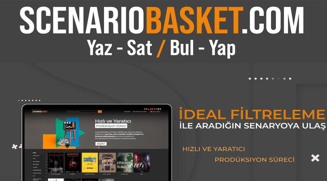 Senarist ve yapımcılar tek çatı altında buluşturan platform