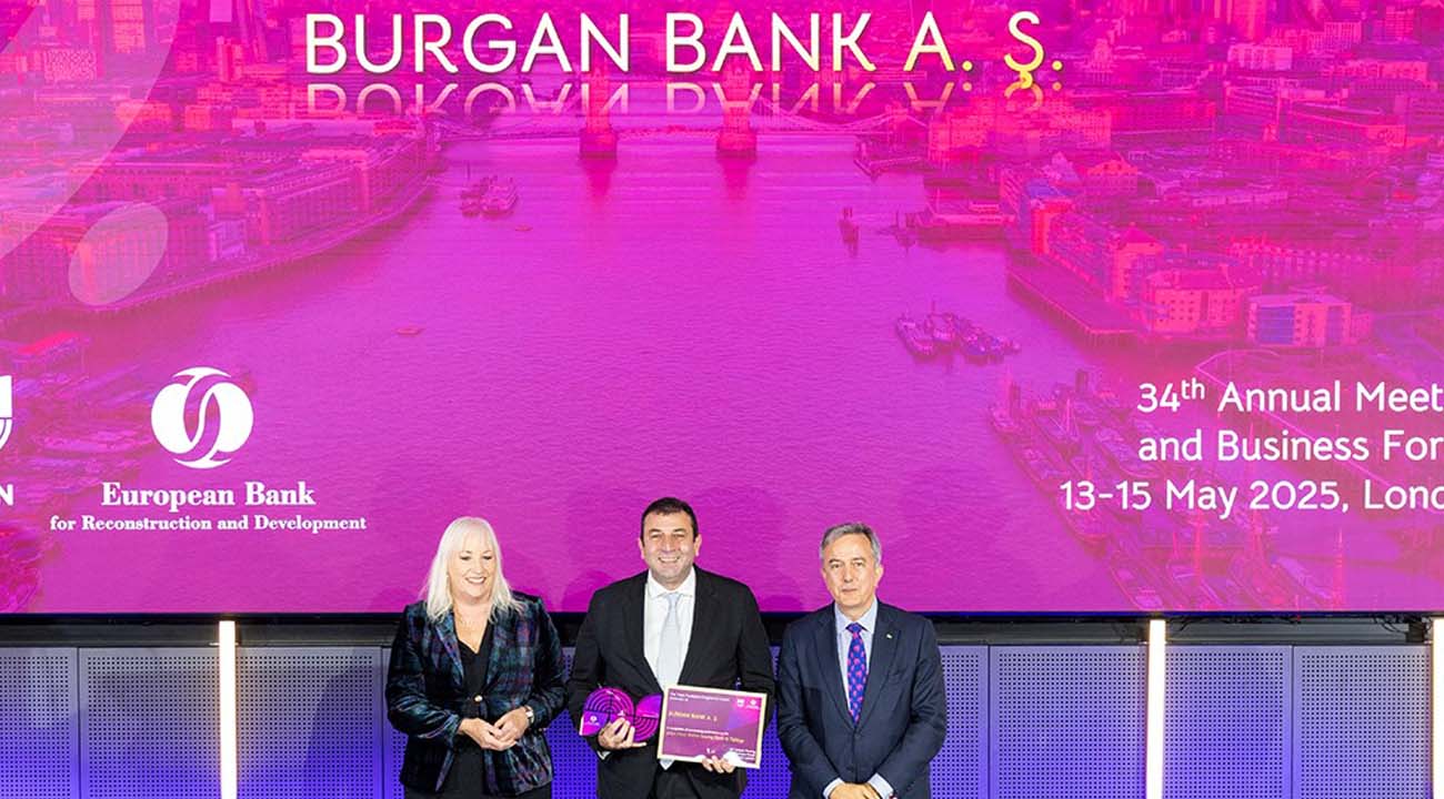 Burgan Bank, EBRD tarafından “Türkiye’nin En Aktif Amir Bankası” seçildi
