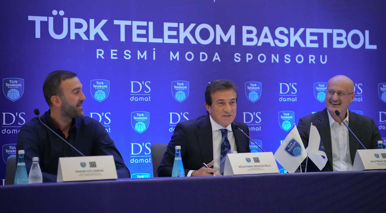 Türk Telekom Basketbol Takımı ve D’S damat sponsorluk anlaşması imzaladı