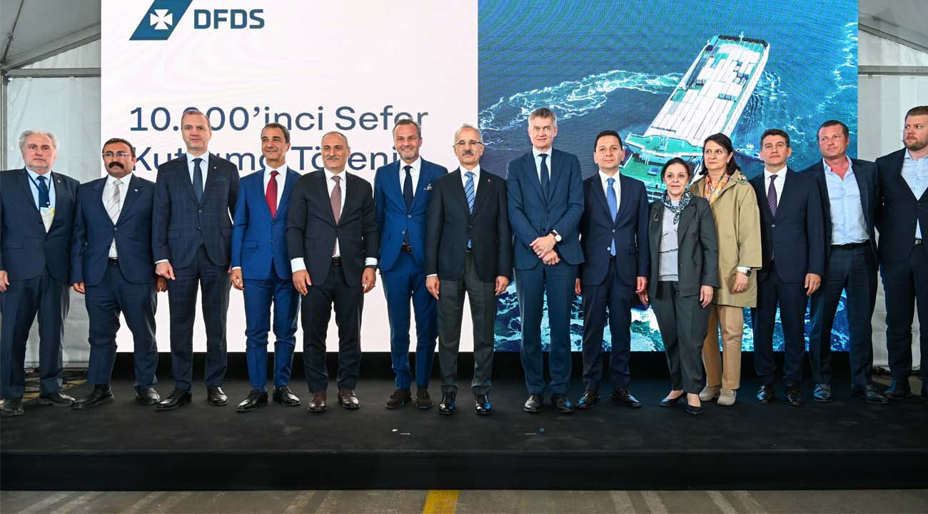 DFDS 10 bininci seferini gerçekleştirdi