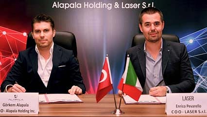 Alapala Holding ve Laser S.r.l arasında stratejik ortaklık anlaşması