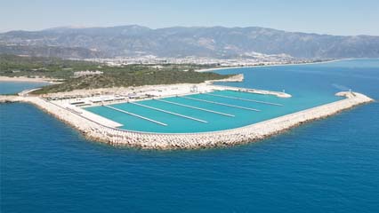 Demre Marina törenle açıldı