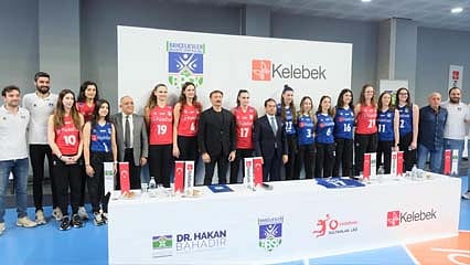 Kelebek Mobilya'dan kadın voleyboluna destek