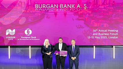 Burgan Bank, EBRD tarafından “Türkiye’nin En Aktif Amir Bankası” seçildi