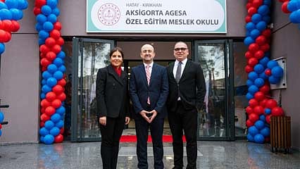 Hatay’ın ilk özel eğitim meslek okulu Kırıkhan’da açıldı