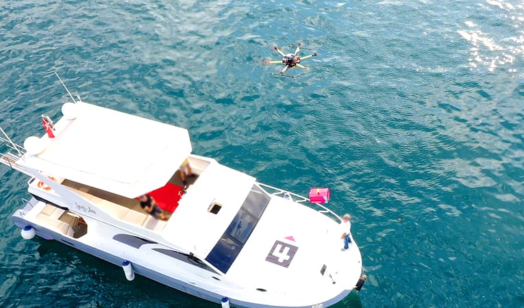 Yemeksepeti, dronla ilk yemek teslimatını yaptı