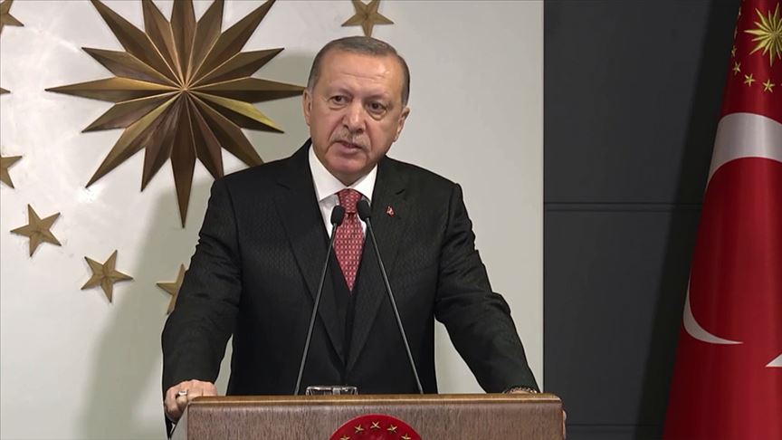 Erdoğan, 'Biz bize yeteriz Türkiyem' kampanyasını başlattı: 7 aylık maaşını bağışladı