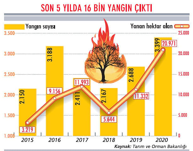Yürek yakan yangınlar bölge ekonomisini vurdu-2