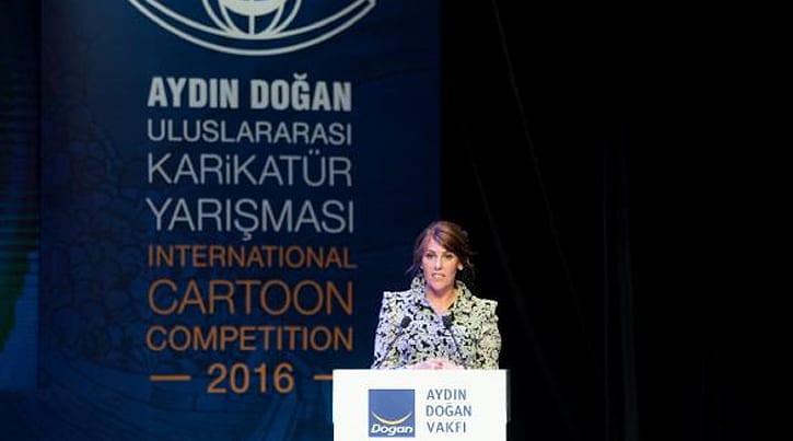 'Karikatür oscarları'sahipleriyle buluştu