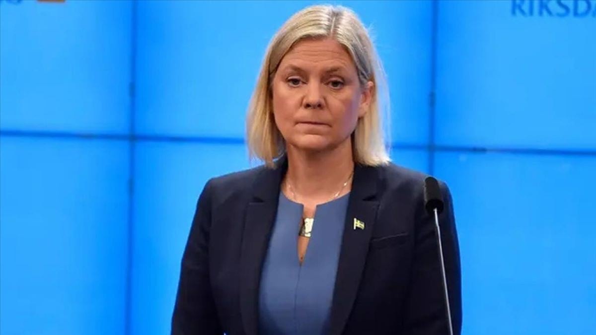 Ülkenin ilk kadın başbakanı olan Magdalena Andersson 7 saat sonra istifa etti
