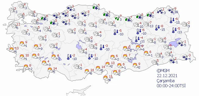 Marmara Bölgesi'nde sıcaklıklar 6-8 derece düşüyor-2