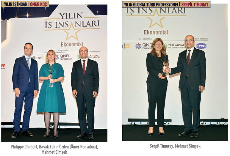 'Yılın İş insanları' ödüllerini aldı-1