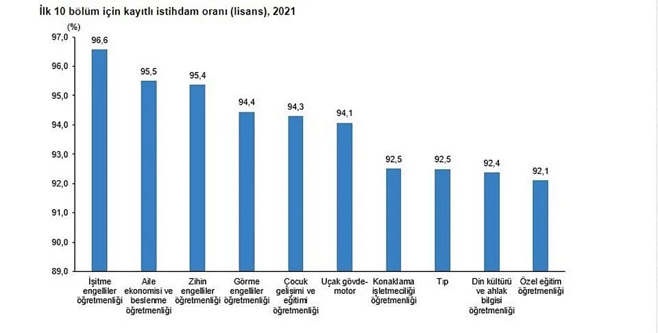 TÜİK'ten üniversiteli istihdamı araştırması: En çok kazandıran 5 bölüm-1