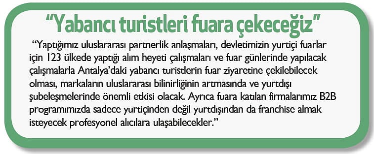 Antalya’yı franchise başkenti yapacağız-2