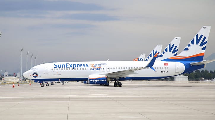 SunExpress, boş orta koltuk imkanı sunuyor