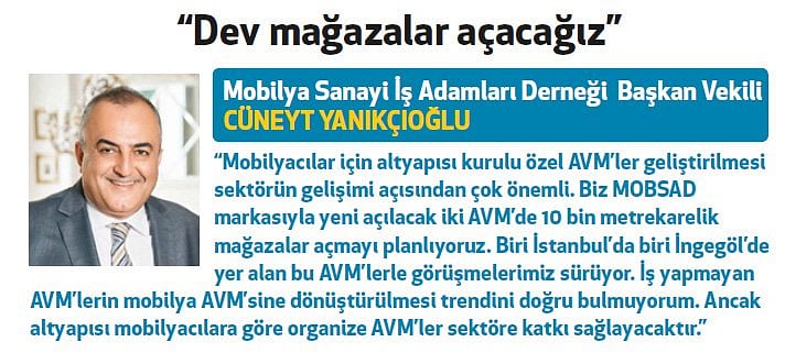 Mobilya AVM'leri yeni trend oluyor-3