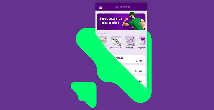 İstediğiniz ürünü kapınıza getiriyor