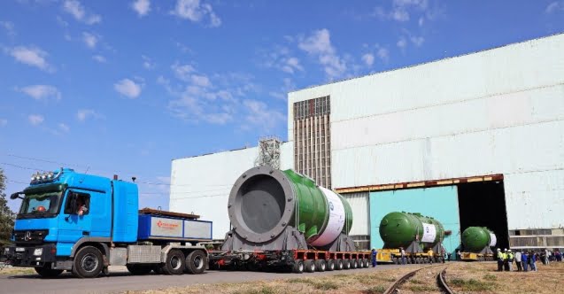 Akkuyu NGS için üretilen reaktör basınç kabı Türkiye'ye gönderildi
