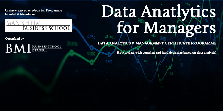 Yöneticiler İçin Veri Analitiği Sertifika Programı Kasım’da Başlıyor!